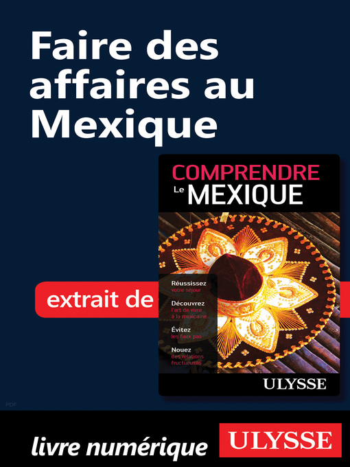 Title details for Faire des affaires au Mexique by Françoise Roy - Available